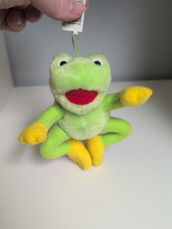 Other - 🩷4/$20🩷 Vintage Mini Frog Hanging Plush 1995 Jeanes Things, 6.5"
